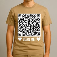 Scan Me! Qr Scan Me Original Proposal Engagement Gif T-Shirt