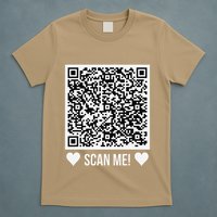 Scan Me! Qr Scan Me Original Proposal Engagement Gif T-Shirt