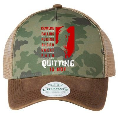 Spartan Motivational Quote Legacy Tie Dye Trucker Hat