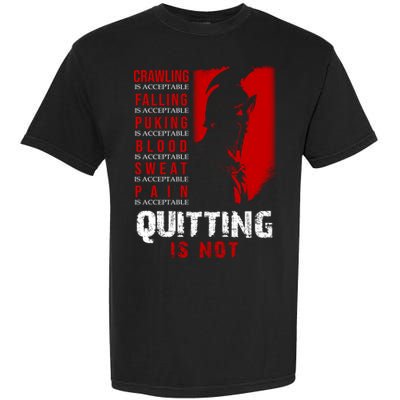 Spartan Motivational Quote Garment-Dyed Heavyweight T-Shirt