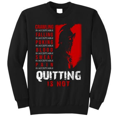 Spartan Motivational Quote Sweatshirt