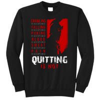 Spartan Motivational Quote Sweatshirt