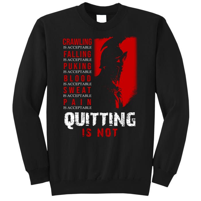 Spartan Motivational Quote Sweatshirt