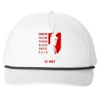 Spartan Motivational Quote Snapback Five-Panel Rope Hat