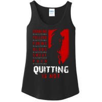 Spartan Motivational Quote Ladies Essential Tank