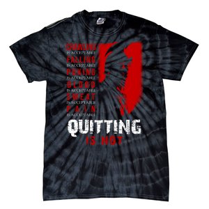 Spartan Motivational Quote Tie-Dye T-Shirt