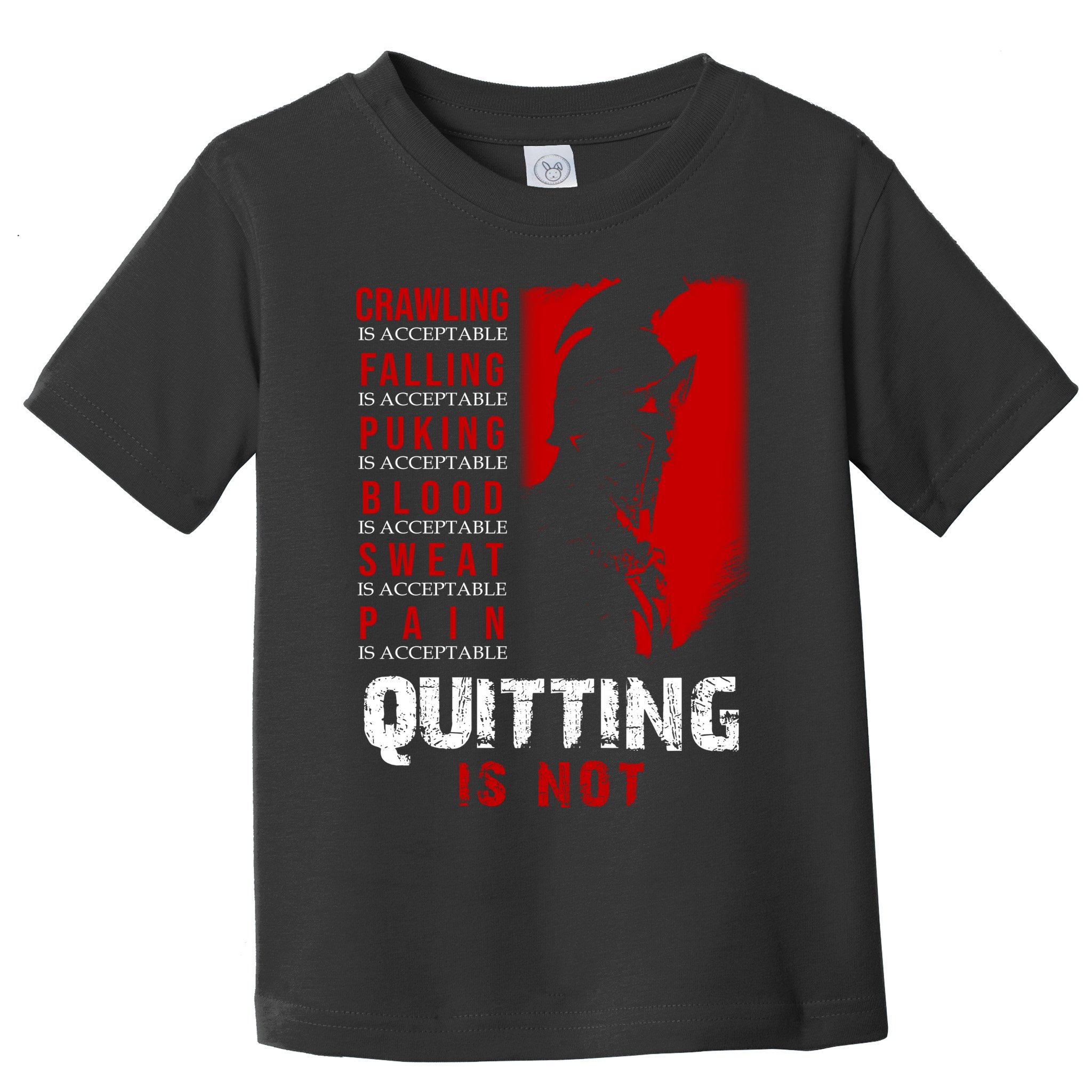 Spartan Motivational Quote Toddler T-Shirt