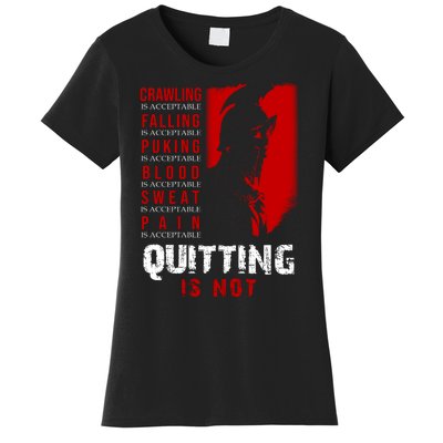 Spartan Motivational Quote Women's T-Shirt