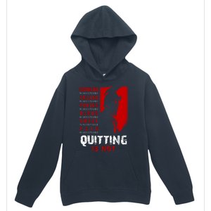 Spartan Motivational Quote Urban Pullover Hoodie