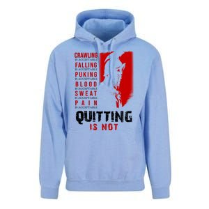 Spartan Motivational Quote Unisex Surf Hoodie