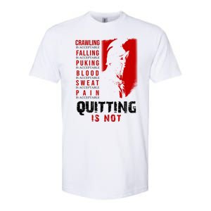 Spartan Motivational Quote Softstyle® CVC T-Shirt