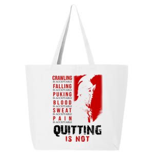 Spartan Motivational Quote 25L Jumbo Tote