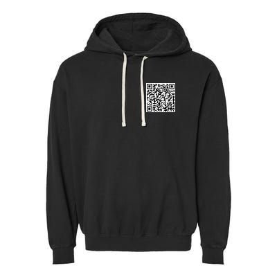 Scan Me QE Code Be The Faith Garment-Dyed Fleece Hoodie