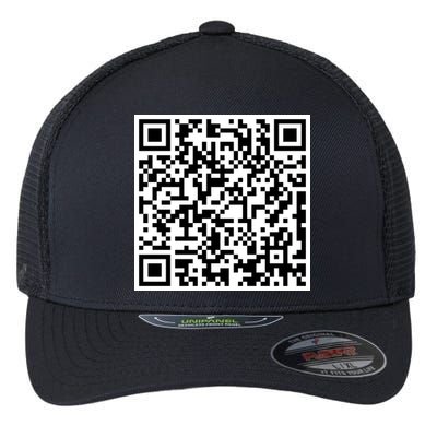 Scan Me QE Code Be The Faith Flexfit Unipanel Trucker Cap