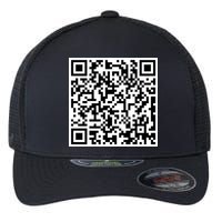 Scan Me QE Code Be The Faith Flexfit Unipanel Trucker Cap