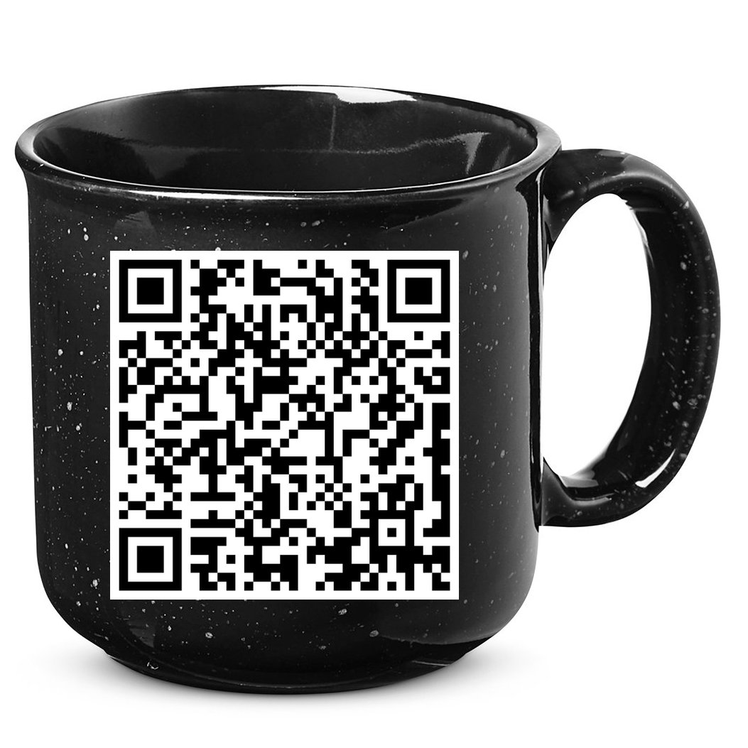 Scan Me QE Code Be The Faith 15oz Campfire Ceramic Mug