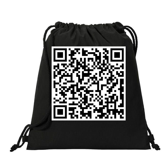 Scan Me QE Code Be The Faith Drawstring Bag
