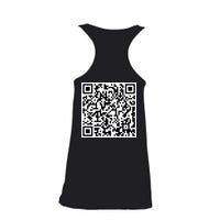 Scan Me QE Code Be The Faith Ladies Essential Flowy Tank