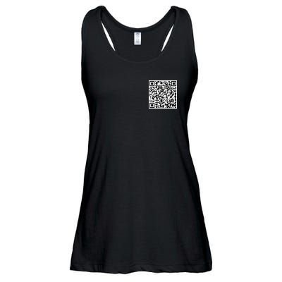 Scan Me QE Code Be The Faith Ladies Essential Flowy Tank