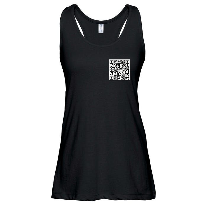 Scan Me QE Code Be The Faith Ladies Essential Flowy Tank