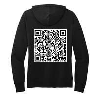 Scan Me QE Code Be The Faith Women's Pullover Hoodie