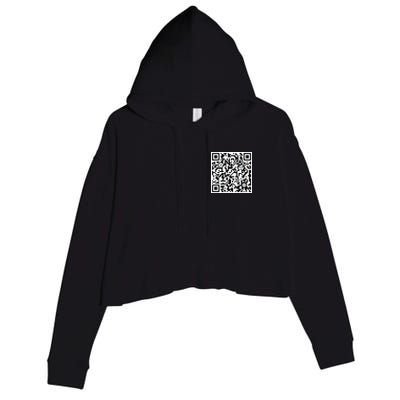 Scan Me QE Code Be The Faith Crop Fleece Hoodie