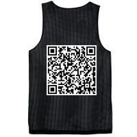 Scan Me QE Code Be The Faith Mesh Reversible Basketball Jersey Tank