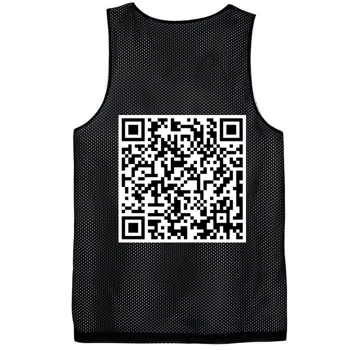 Scan Me QE Code Be The Faith Mesh Reversible Basketball Jersey Tank