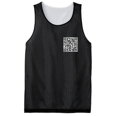 Scan Me QE Code Be The Faith Mesh Reversible Basketball Jersey Tank