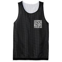 Scan Me QE Code Be The Faith Mesh Reversible Basketball Jersey Tank