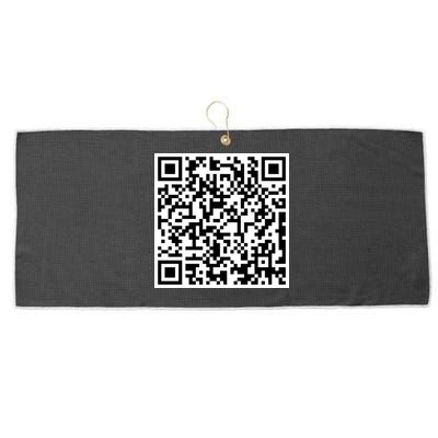 Scan Me QE Code Be The Faith Large Microfiber Waffle Golf Towel