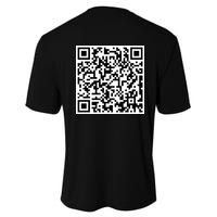 Scan Me QE Code Be The Faith Youth Performance Sprint T-Shirt