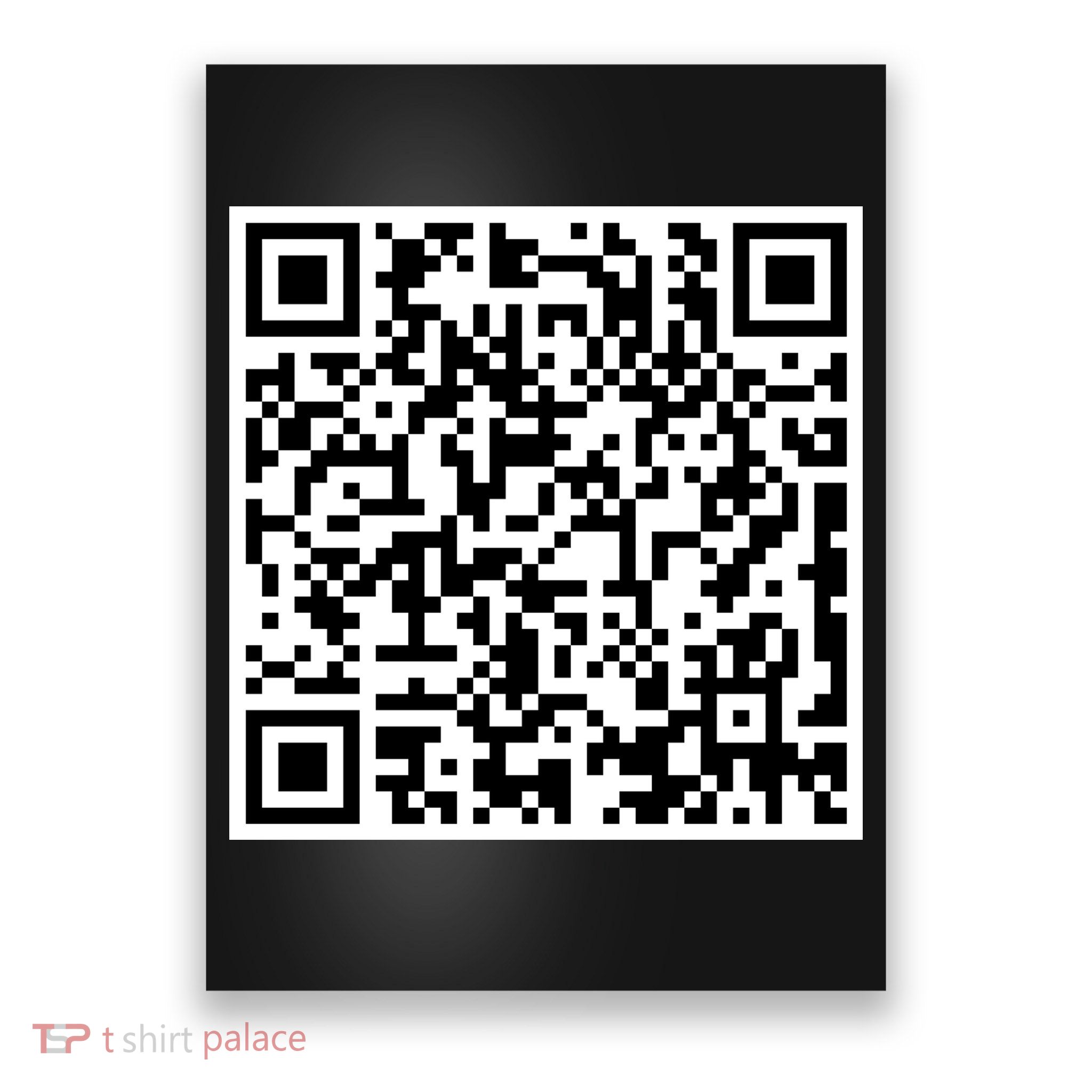 Scan Me QE Code Be The Faith Poster