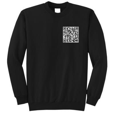 Scan Me QE Code Be The Faith Tall Sweatshirt