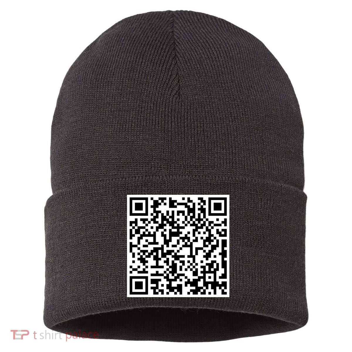 Scan Me QE Code Be The Faith Sustainable Knit Beanie
