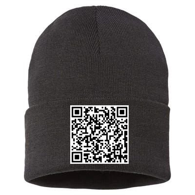 Scan Me QE Code Be The Faith Sustainable Knit Beanie