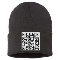Scan Me QE Code Be The Faith Sustainable Knit Beanie