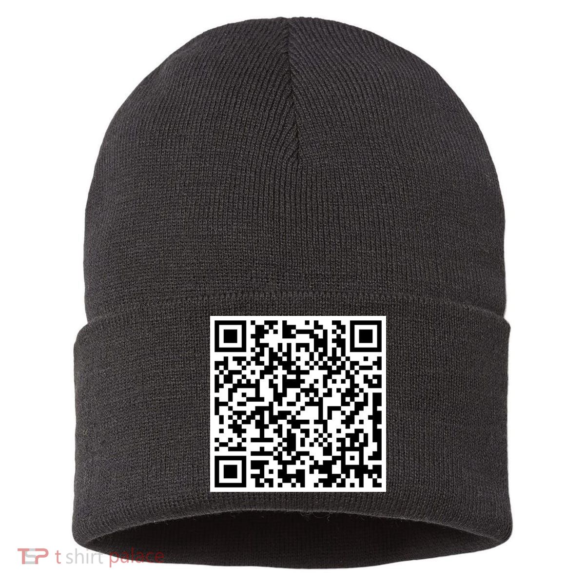 Scan Me QE Code Be The Faith Sustainable Knit Beanie