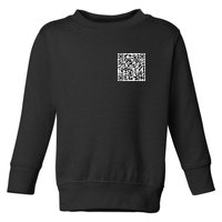 Scan Me QE Code Be The Faith Toddler Sweatshirt
