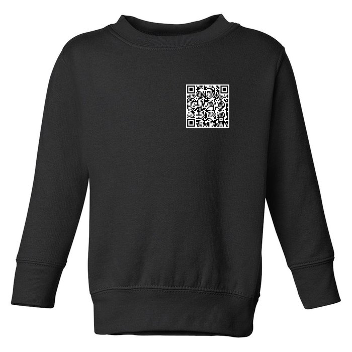 Scan Me QE Code Be The Faith Toddler Sweatshirt