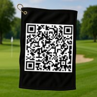 Scan Me QE Code Be The Faith Golf Towel