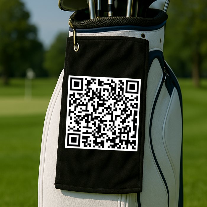 Scan Me QE Code Be The Faith Golf Towel