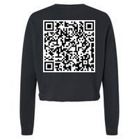 Scan Me QE Code Be The Faith Cropped Pullover Crew