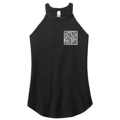 Scan Me QE Code Be The Faith Women's Perfect Tri Rocker Tank