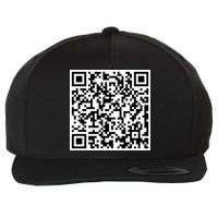 Scan Me QE Code Be The Faith Wool Snapback Cap