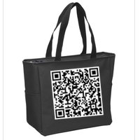 Scan Me QE Code Be The Faith Zip Tote Bag