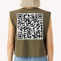 Scan Me QE Code Be The Faith Garment-Dyed Women's Muscle Tee