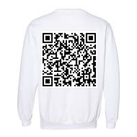 Scan Me QE Code Be The Faith Garment-Dyed Sweatshirt