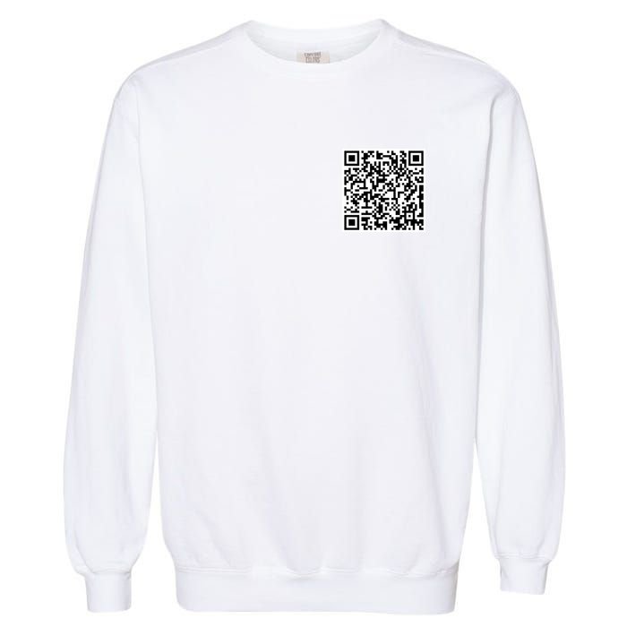 Scan Me QE Code Be The Faith Garment-Dyed Sweatshirt