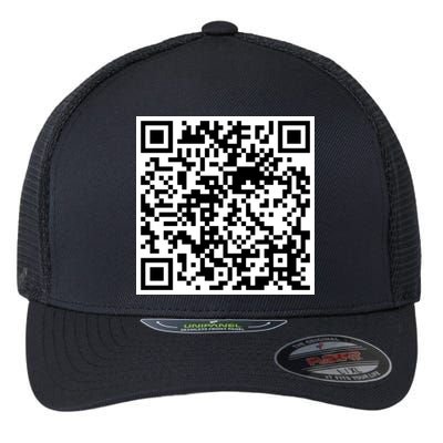 Scan Me QR Code Jesus Loves You Funny Christian  Flexfit Unipanel Trucker Cap
